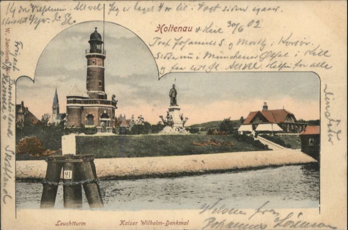 Holtenau Kiel Leuchtturm Kaiser Wilhelm Denkmal