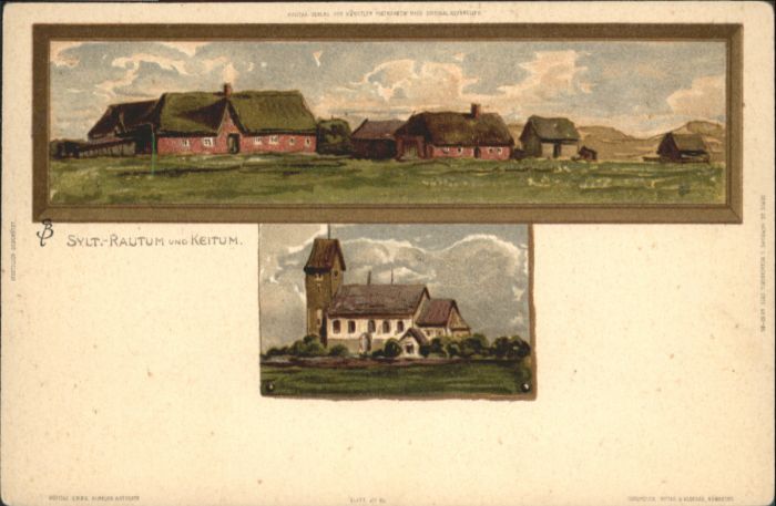 Keitum Sylt Keitum Rautum Sylt Künstler C. Biese