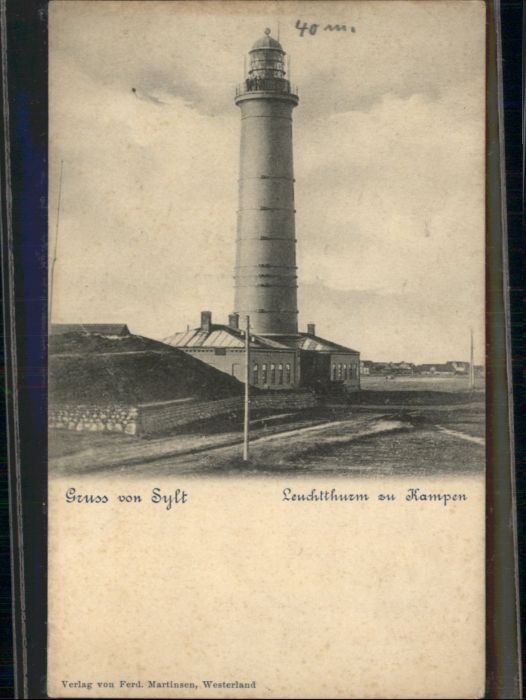 Kampen Sylt Leuchtturm