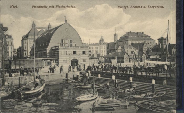 Kiel Fischhalle Fischerhafen Schloss Seegart