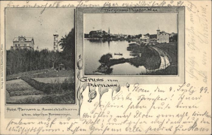 Ploen See Plön Hotel Parnass Turm