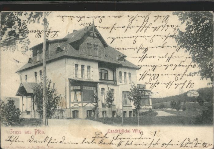 Ploen See Plön Landrätliche Villa x