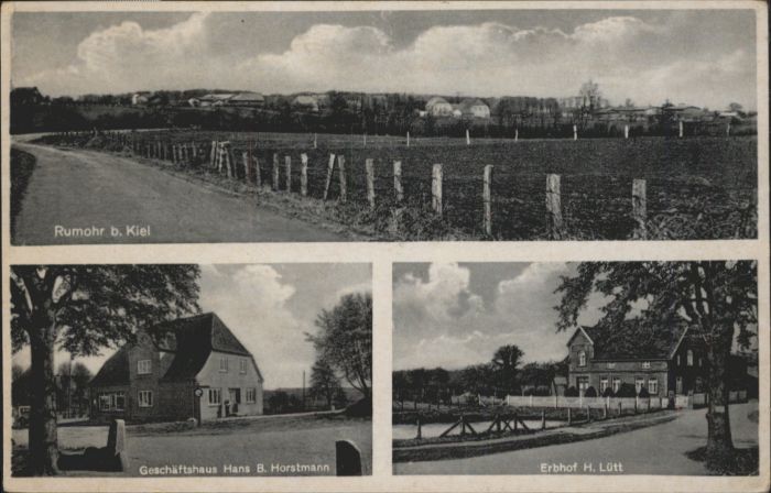 Rumohr Kiel Geschäftshaus Hans B. Horstmann Er