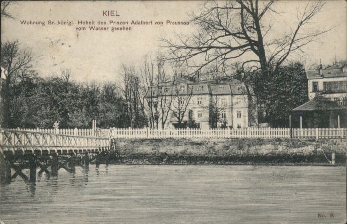 KIEL  CITY Wohnung Prinz Adalberg von Preussen