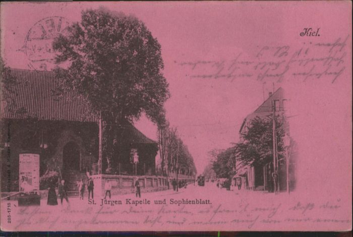 Kiel St. Jürgen Kapelle Sophienblatt Litfass