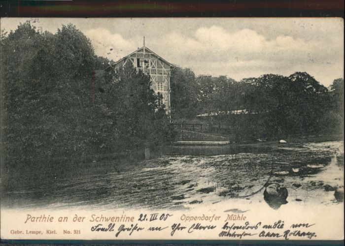 Oppendorf Kiel Oppendorfer Mühle Schwentine