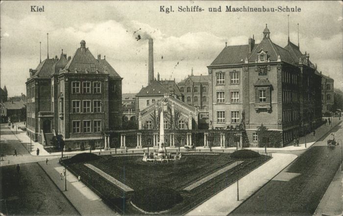 KIEL  CITY Schiffsschule Maschinenbauschule