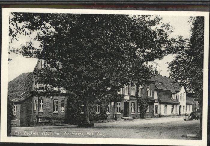 Westensee Bez. Kiel Carl Beckmann Gasthof