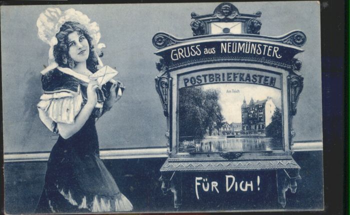 Neumuenster Schleswig-Holstein Neumünster Briefkasten Teich