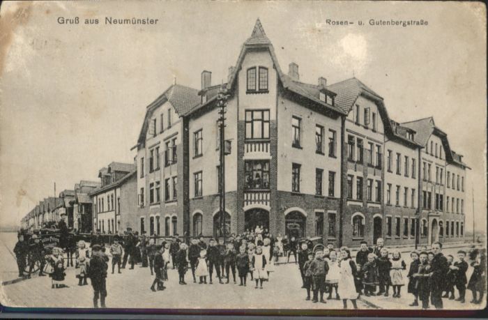 Neumuenster Schleswig-Holstein Neumünster Rosenstrasse Gutenbergstrass