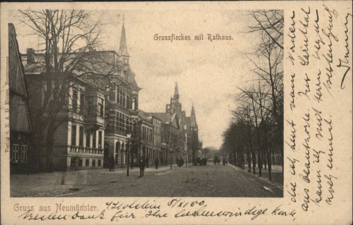 Neumuenster Schleswig-Holstein Neumünster Rathaus Grossflecken