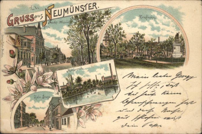 Neumuenster Schleswig-Holstein Neumünster Kleinflecken Markt Mühlentei