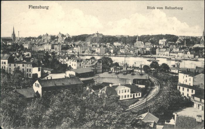 Flensburg Blick vom Ballastberg