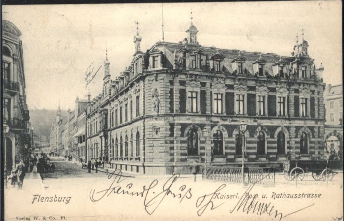 Flensburg Kaiserliche Post Rathausstrasse