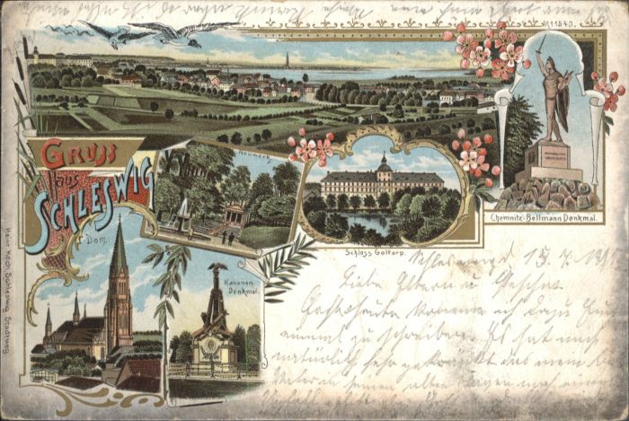 Schleswig Holstein Schleswig Dom Schloss Gottarp Kanonende