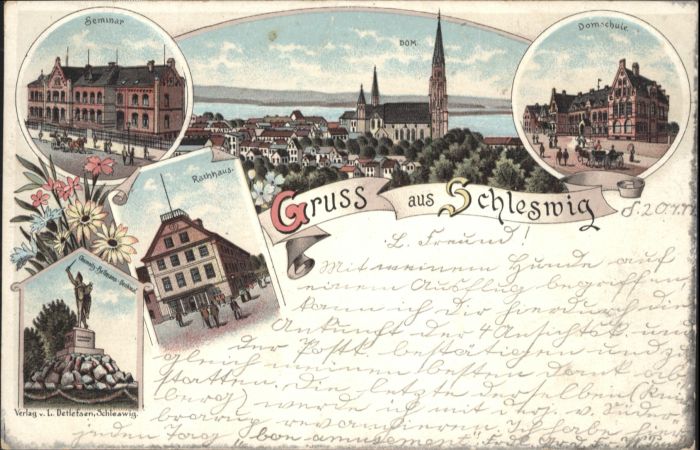 Schleswig Holstein Schleswig Seminar Rathaus Domschule