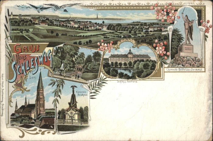 Schleswig Holstein Schleswig Chemnitz-Bellmann-Denkmal Kan