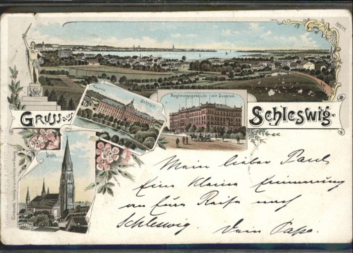 Schleswig Holstein Schleswig Kaserne Schloss Dom