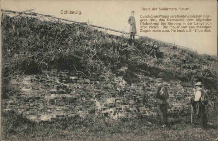 Schleswig Holstein Schleswig Waldemars Mauer