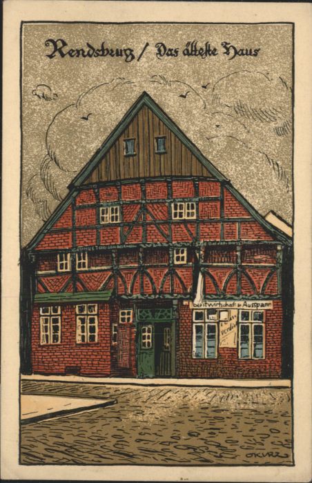 Rendsburg Das älteste Haus