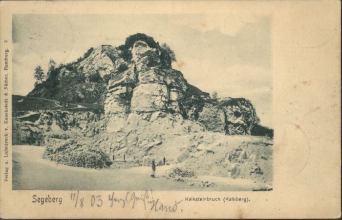 Bad Segeberg Kalksteinbruch Kalkberg