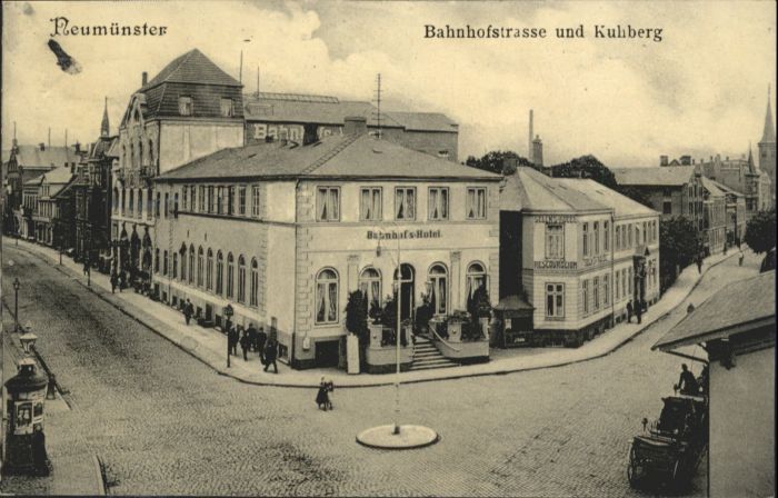 Neumuenster Schleswig-Holstein Neumünster Bahnhofstrasse Kuhberg Bahnh