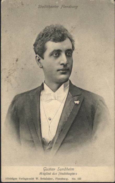 Flensburg Stadttheater Gustav Sundheim