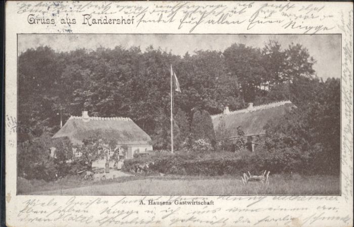 Randershof Gastwirtschaft A. Hausen