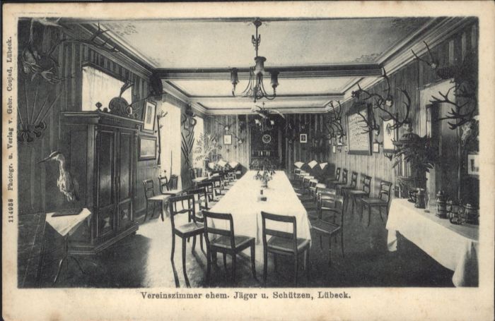 Luebeck ereinszimmer Jäger Schützen *