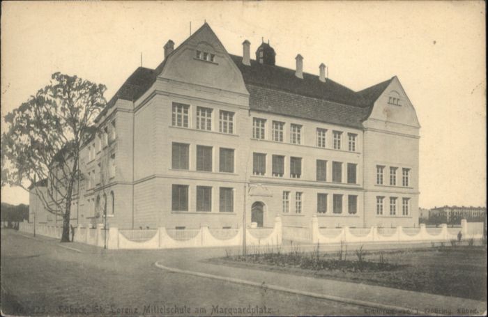 Luebeck t. Lorenz Mittelschule Marquardplatz