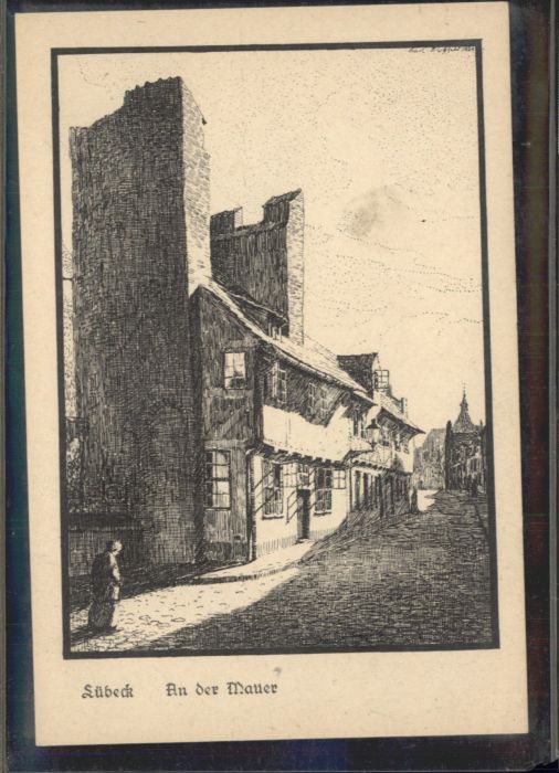 LueBECK  CITY n der Mauer