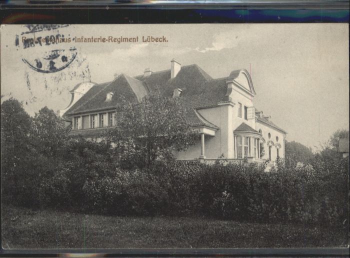 Luebeck nfanterie Regiment Regimentshaus