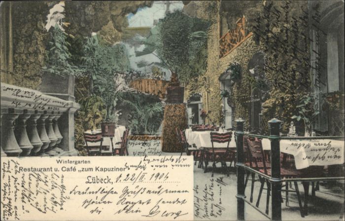 Luebeck estaurant Cafe zum Kapuziner