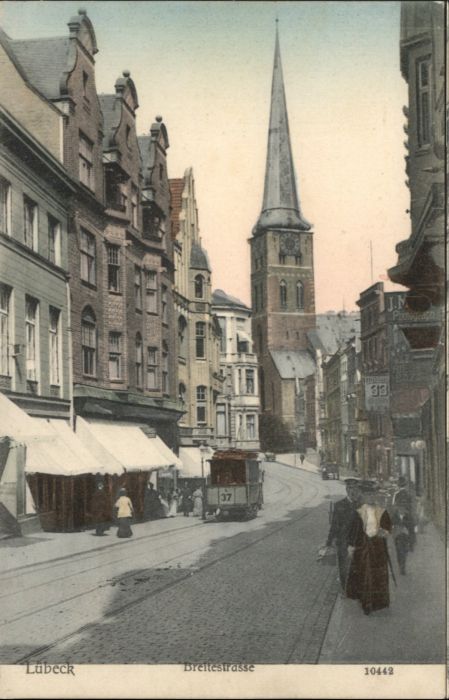LueBECK  CITY trassenbahn Breitestrasse