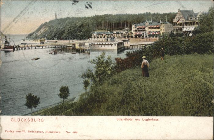 Gluecksburg Ostseebad Glücksburg_Ostsee Strandhotel Logierhau