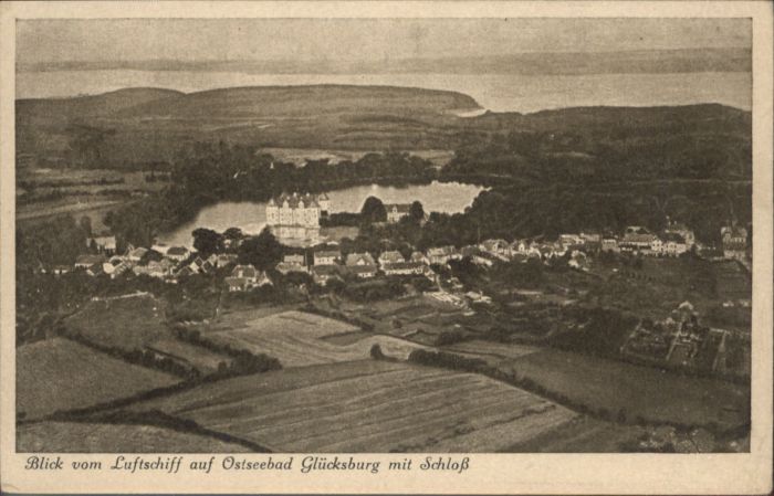 Gluecksburg Ostseebad Glücksburg_Ostsee Luftschiff Schloss