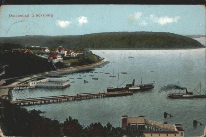 Gluecksburg Ostseebad Glücksburg_Ostsee Dampfer