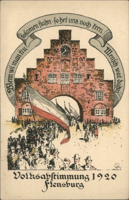 Flensburg Volksabstimmung Fahne