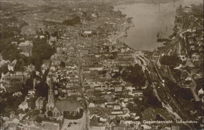 Flensburg Fliegeraufnahme