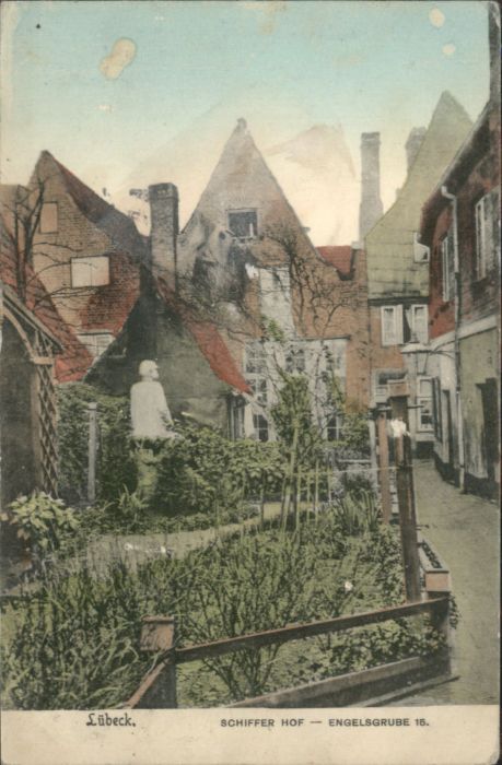 Luebeck chiffer Hof Engelsgrube 15