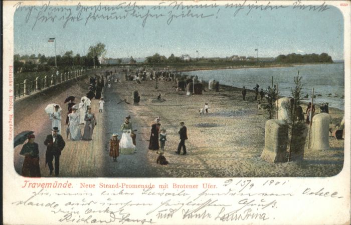 Travemuende Ostseebad Travemünde Brotener Ufer Strandpromenad