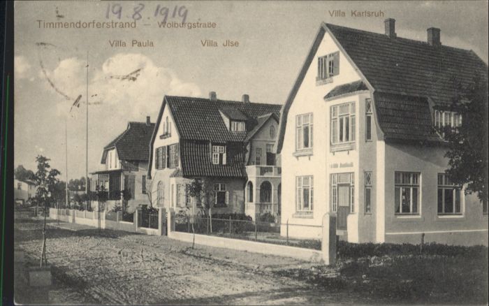 Timmendorfer Strand Wolburgstrasse Villa Paula Villa Ilse V