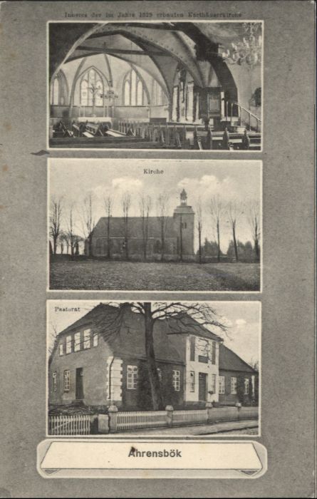Ahrensboek Ostholstein Ahrensbök Kirche Pastorat