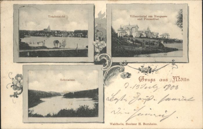 Moelln Lauenburg illenviertel Heegasee Pinnauthal Schmal