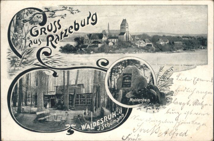 Ratzeburg Moltkestein Waldesruh