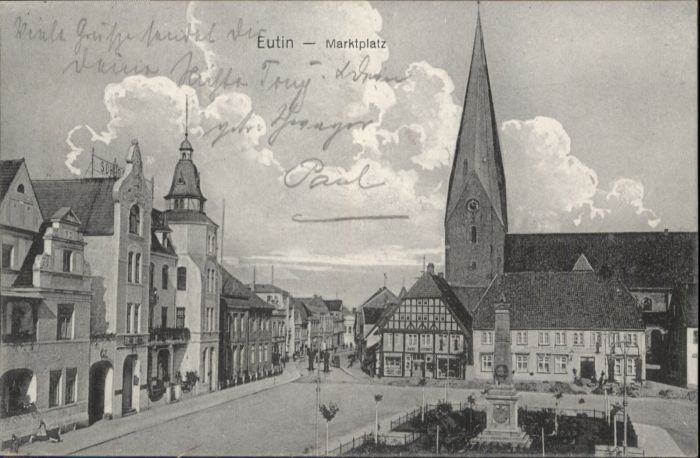 Eutin Schleswig-Holstein Marktplatz