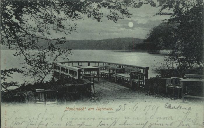 Eutin Ugleisee Mondscheinkarte