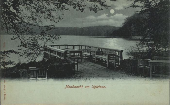 Eutin Schleswig-Holstein Ugleisee Mondscheinkarte