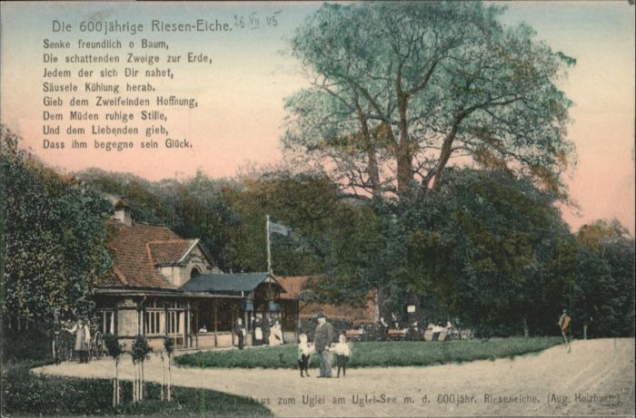 Eutin Ugleisee Gasthaus zum Uglei Gedicht