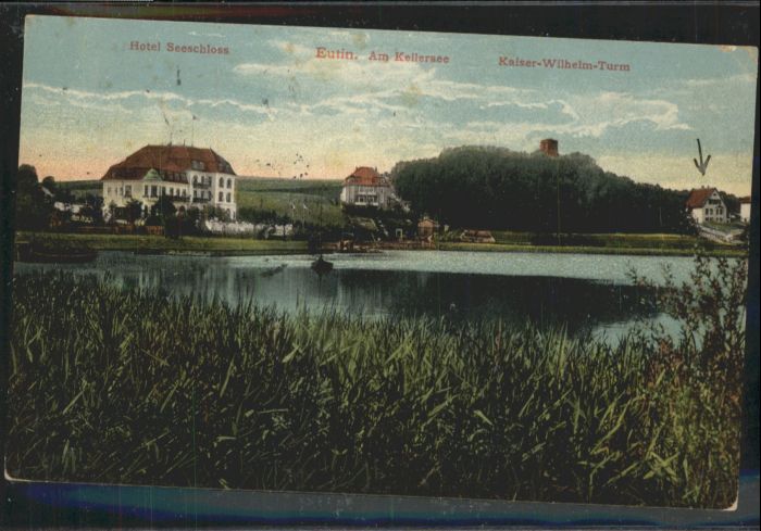 Eutin Schleswig-Holstein Kellersee Hotel Seeschloss Kaiser-Wilhelm-Turm